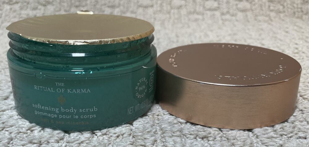 Rituals Softening Body Scrub Ritual of Karma SEALED New Full Size Salt & Sea Min